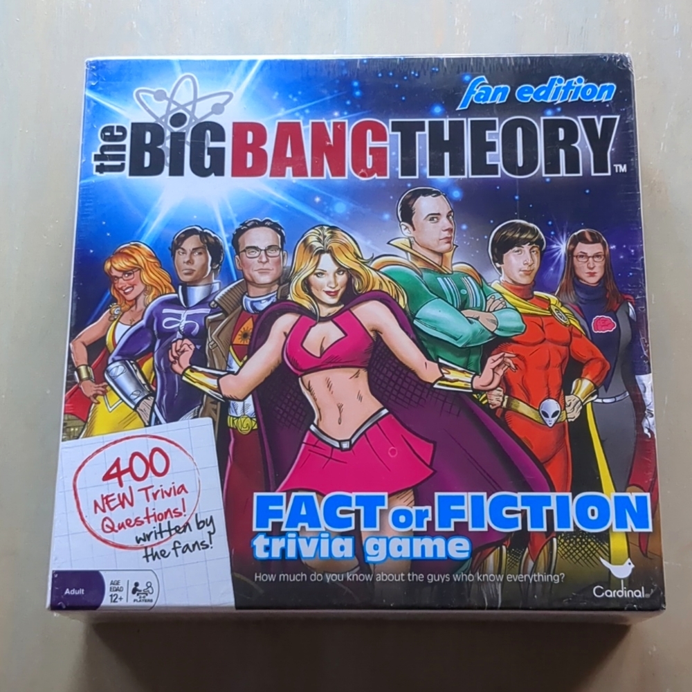 NWT Big Bang Theory Trivia Game